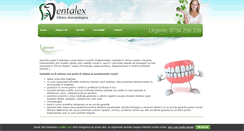 Desktop Screenshot of dentalex.ro