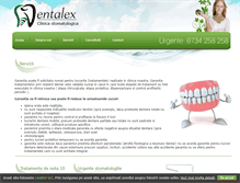 Tablet Screenshot of dentalex.ro